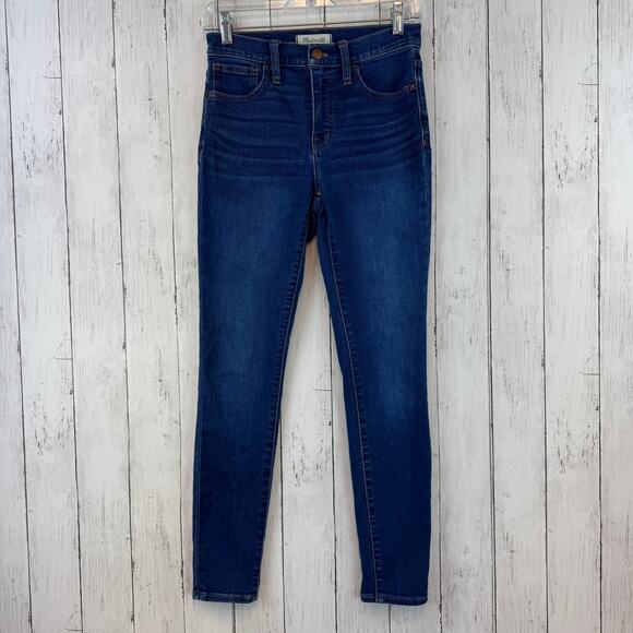 Madewell Jansen Wash Roadtripper High Rise Stretch Skinny Jeans Size 26 - Picture 1 of 16